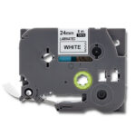 Traka za BROTHER TZ2-251 | 24mm x 8m - Belo/crni overprint