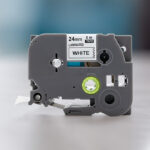 Traka za BROTHER TZ2-251 | 24mm x 8m - Belo/crni overprint - Slika 6