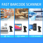 Laserski barkod 1D čitač sa postoljem