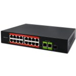 16 portni poe switch qoltec