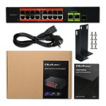 16 portni poe switch qoltec