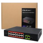16 portni poe switch qoltec