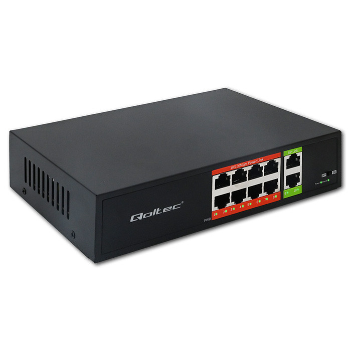 PoE SWITCH 8portni qoltec