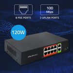 PoE SWITCH 8portni qoltec
