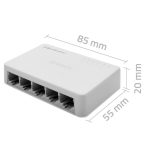 Qoltec SWITCH 5 x port RJ45 - 1000Mbs - LAN 0