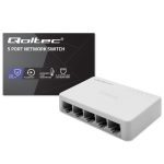 Qoltec SWITCH 5 x port RJ45 - 1000Mbs - LAN 0