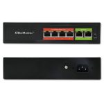 qoltec poe switch 4portni